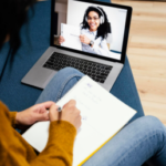 student attending an online igcse tutoring session