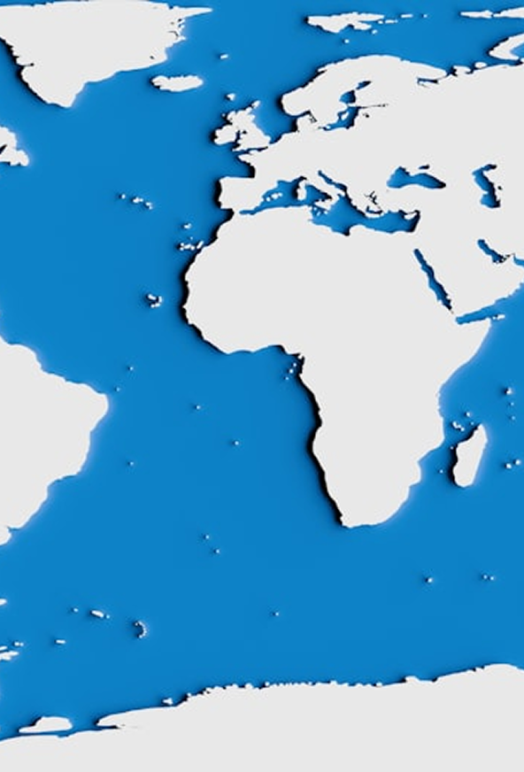 World map showing Tychr's regional presence