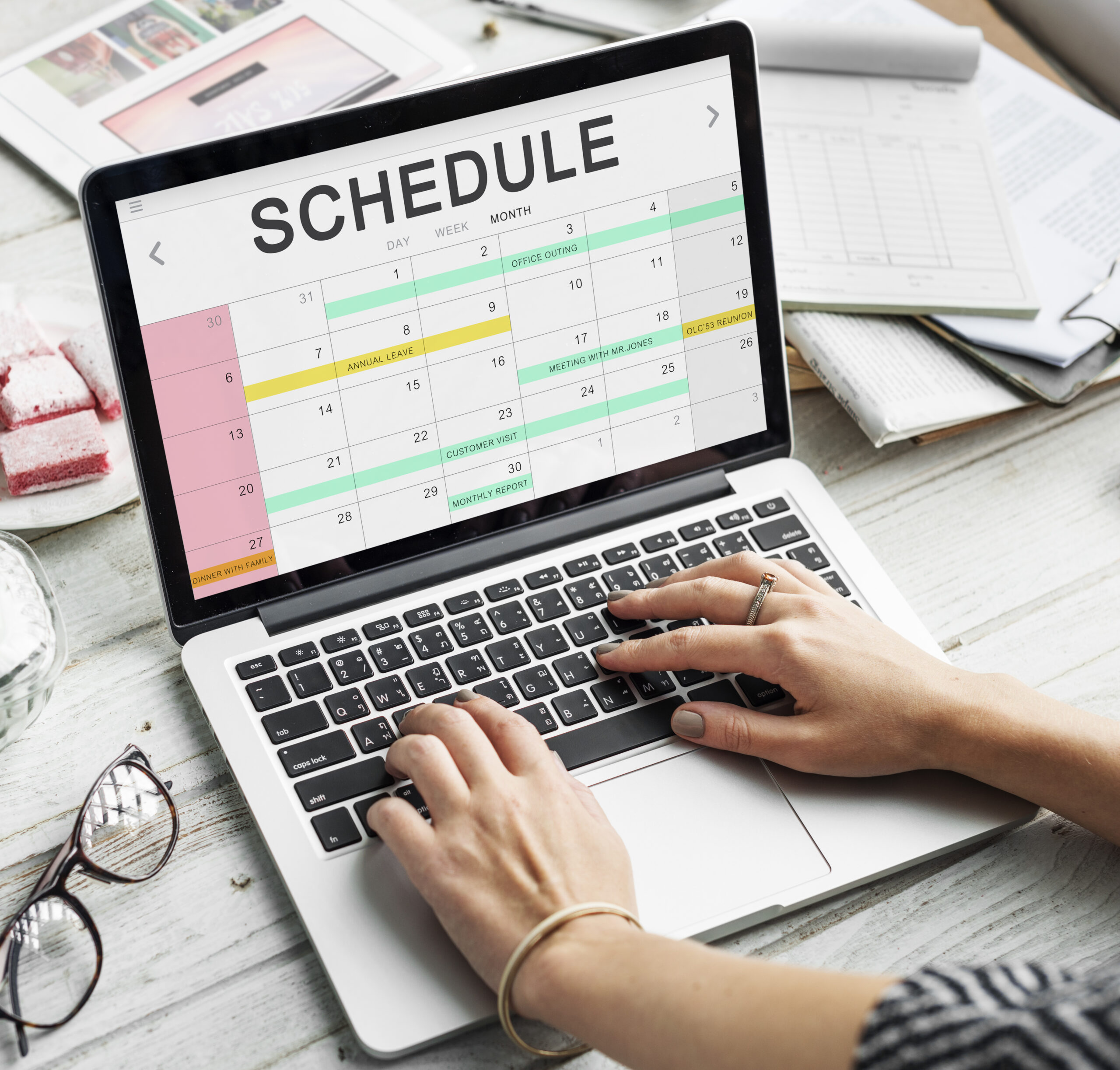 Schedule session